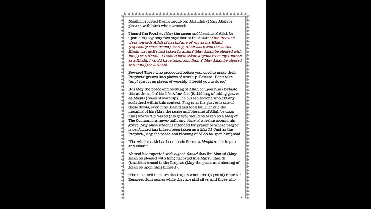 Kitab at Tauheed #Grave