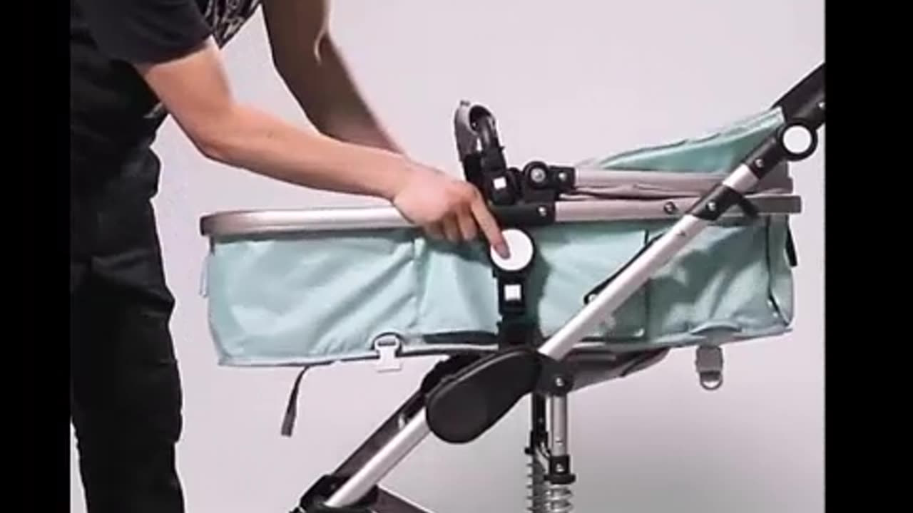 Poussette Bébé 3 en 1 Pliable