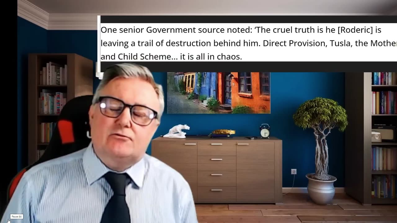 Roderick O'Gorman speaks to an empty Dail! Bill No Mates? Derek Domino 9-3-24