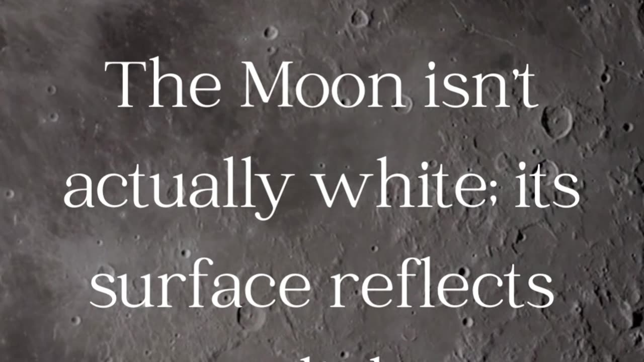 The Moon's real color #fact #shortsvideos #shorts