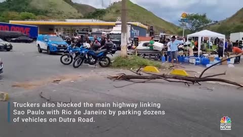 Brazilian Truckers Create Multiple Blockades In Support Of Bolsonaro