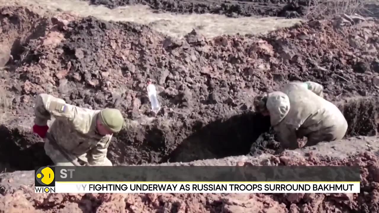 Heavy fighting underway as Russian troops surround Bakhmut - Latest World News - English News - WION