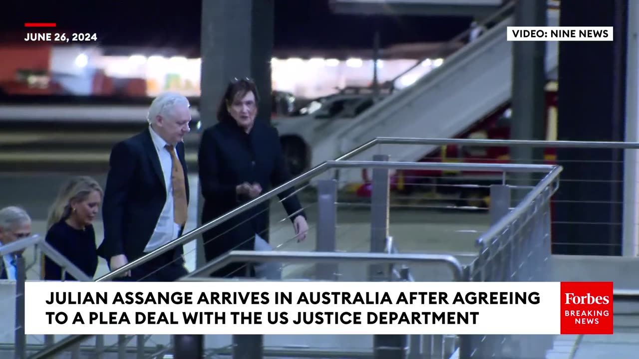 Julian Assange Arrives In Australia After Agreeing To A Plea Deal With The US Justice Department