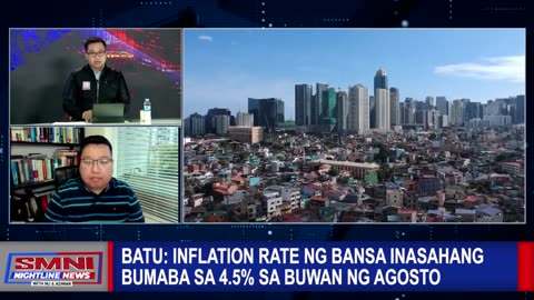 Batu: Inflation rate ng bansa inasahang bumaba sa 4.5% sa buwan ng Agosto