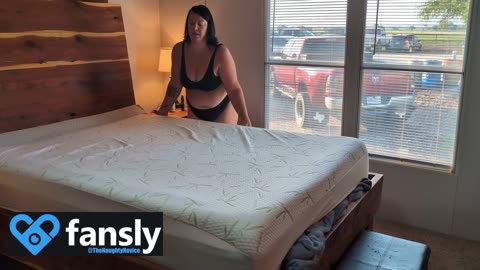 Another Cleaning Video in a Tiny Sports Bra and Thong!