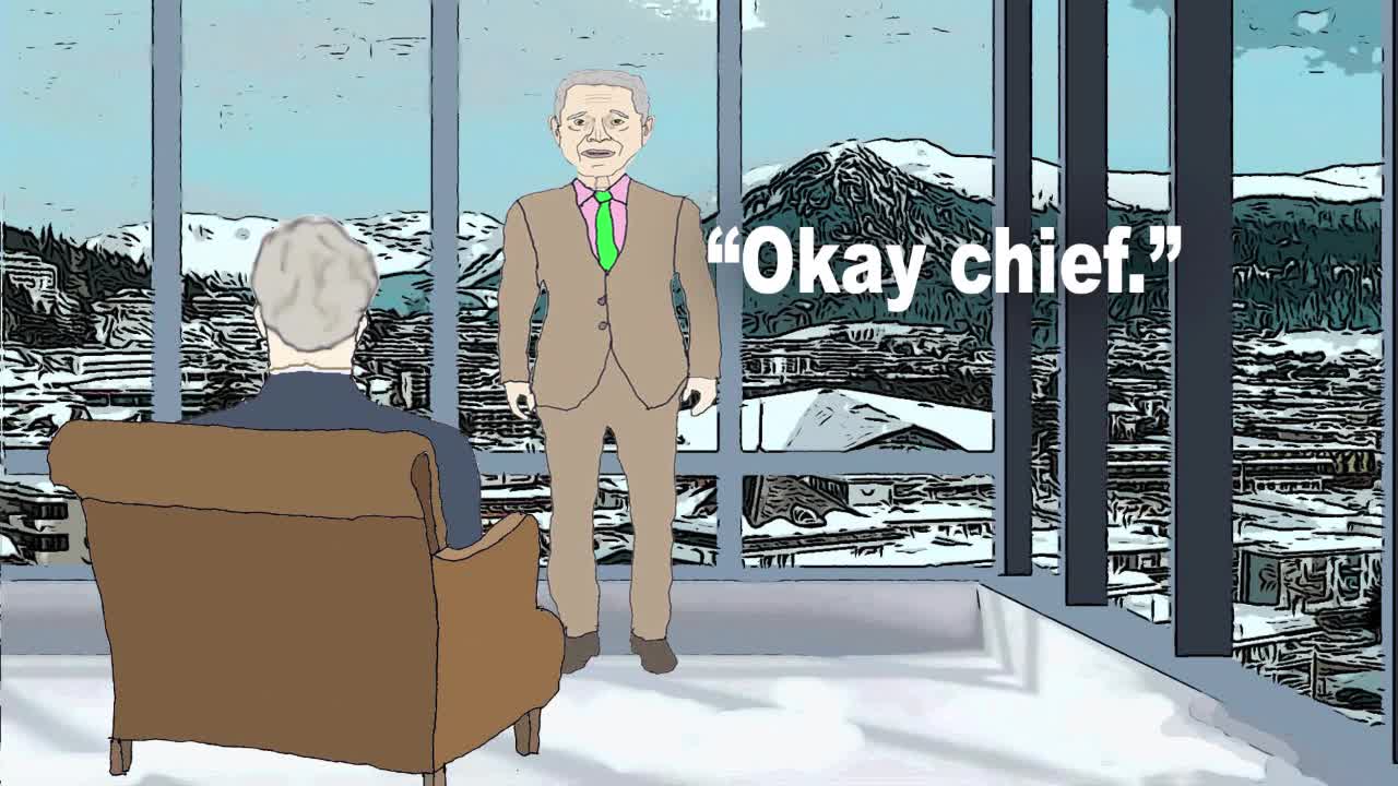 Davos Deception-Cartoon Color Comics/Dick Gripeman