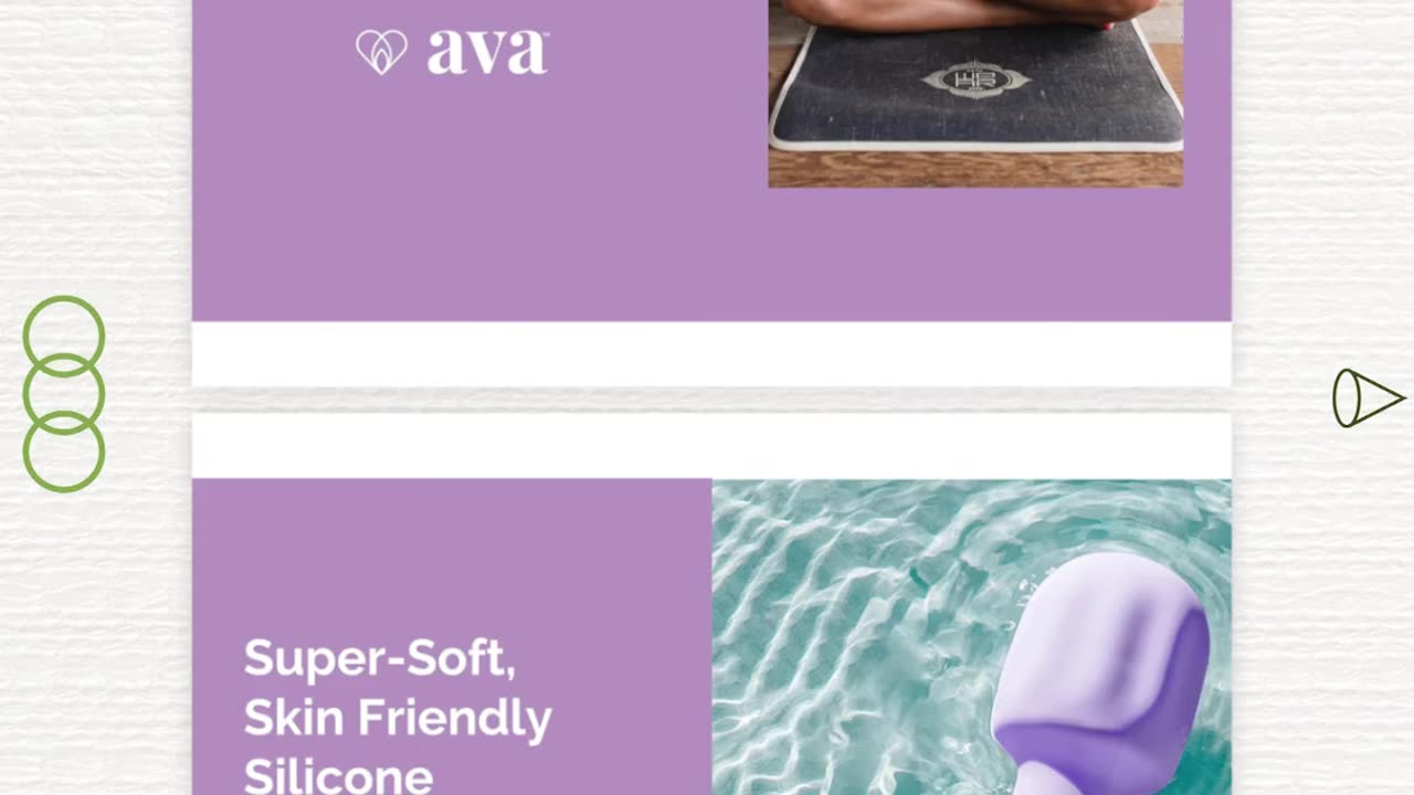 Ava Vibrator Wand Sex Toys for Woman |20 Patterns & 8 Speeds of Pleasure