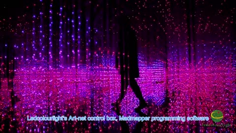 DMX LED pixel string, 3D pixel mapping