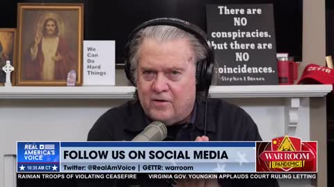 Nothing like a Bannon rant! Hold them all accountable!