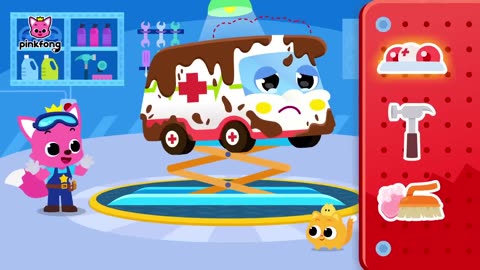 Pinkfong car hospital
