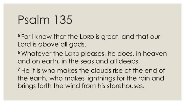 Psalm 135 Daily Devotion