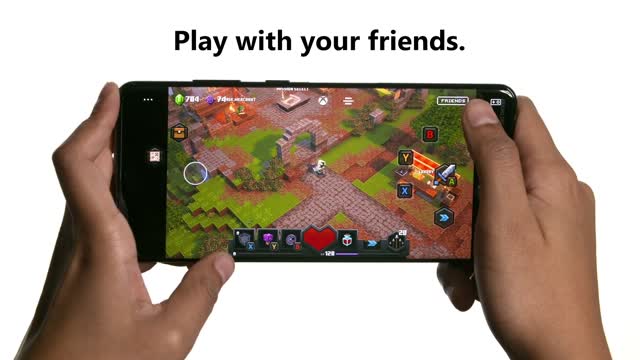 Minecraft Dungeons with Touch Controls Xbox Game Pass Ultimate Cloud Gaming Beta