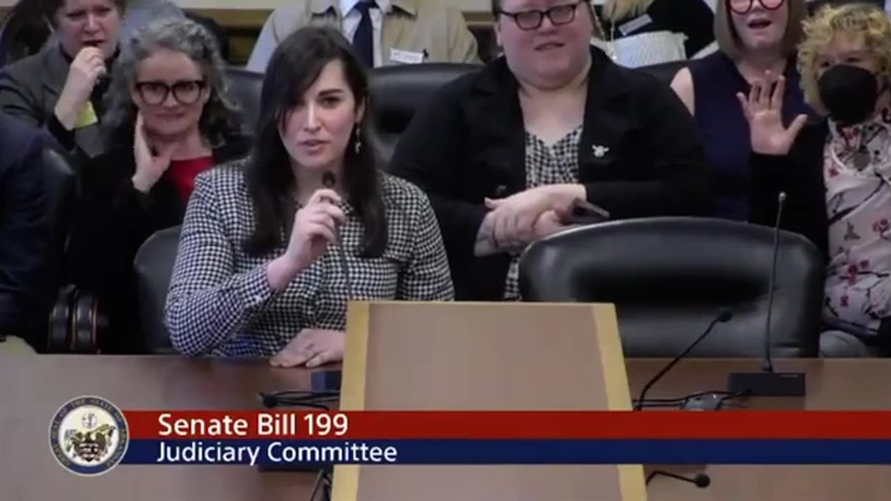 Republican Arkansas state Sen. Matt McKee asks a transgender pharmacist if she h