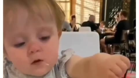 When you're upset and see the food ❤️😂 baby reaction best funny shorts