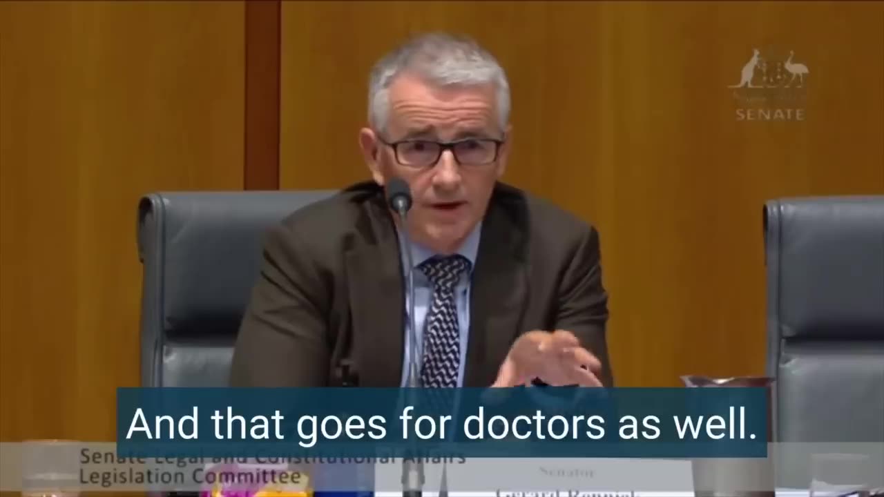 Senator Gerard Rennick Asks Fed Police how to press charges against Bureaucrats for Death Coverups.