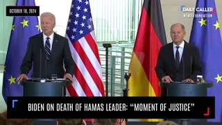 Biden on Death of Hamas Leader: "Moment of Justice"