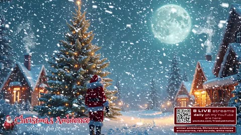 Fall Asleep Fast Christmas Ambience Snowy Scene 50