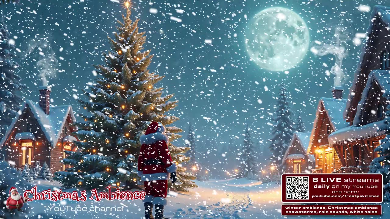 Fall Asleep Fast Christmas Ambience Snowy Scene 50