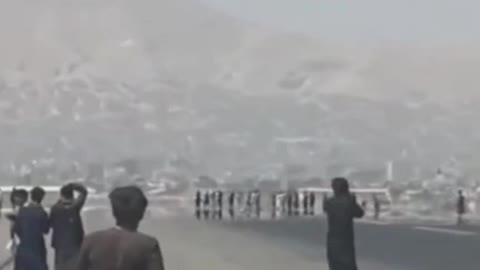 PEOPLE FELL FROM PLANE IN KABUL, AFGHANISTAN