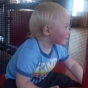 Fletcher at McDonald's playground