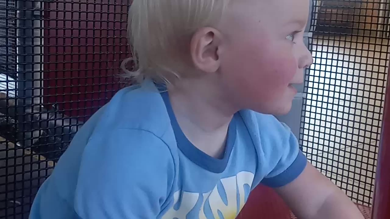 Fletcher at McDonald's playground