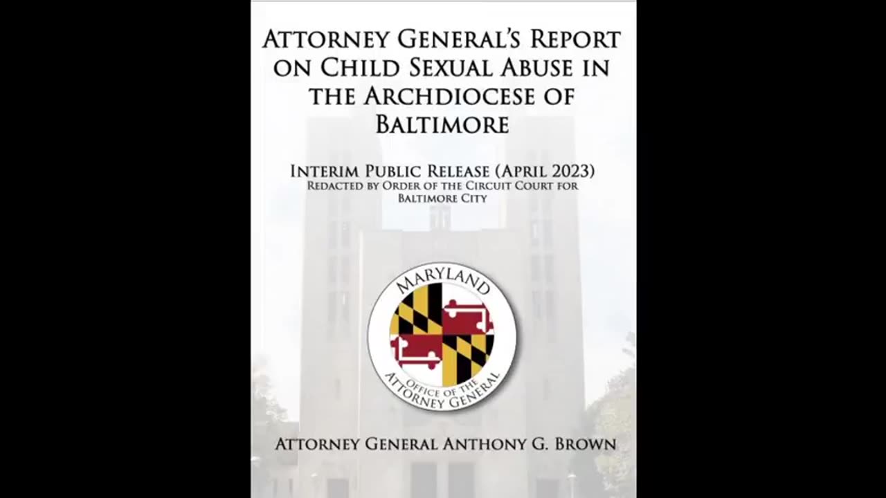 ATTORNEY GENERAL REPORT ON CHILD SEXUAL ABUSE