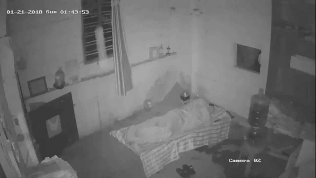 CCTV camera Ghost captured mysterious video