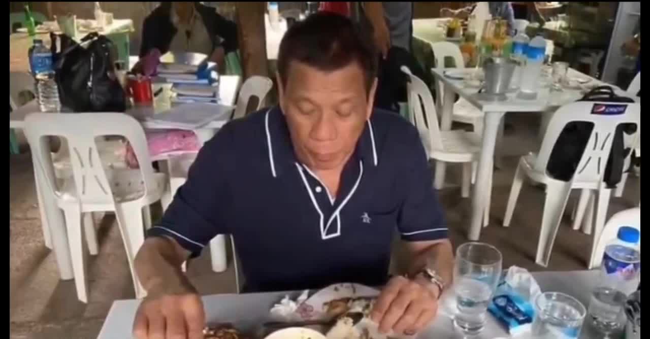 Duterte nakitang kumakain sa karenderya | Philippine news today | Latest Update