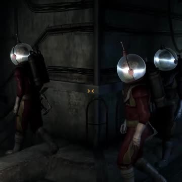 A ghoul conga line? (Fallout: New Vegas)