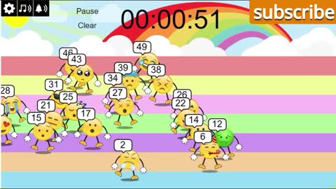 Cute Emoji Race ! timer countdown / games