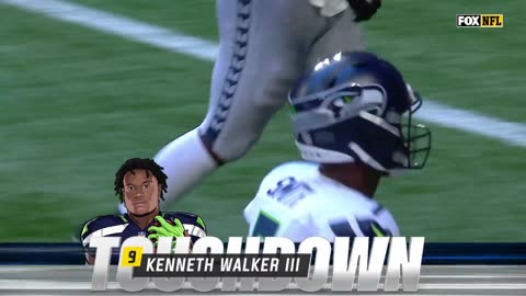 NFL - Kenneth Walker III has his second TD! Big day for the birthday boy.