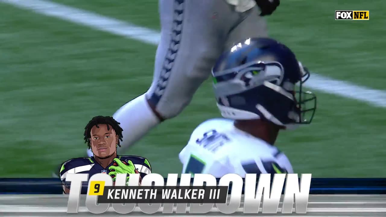 NFL - Kenneth Walker III has his second TD! Big day for the birthday boy.