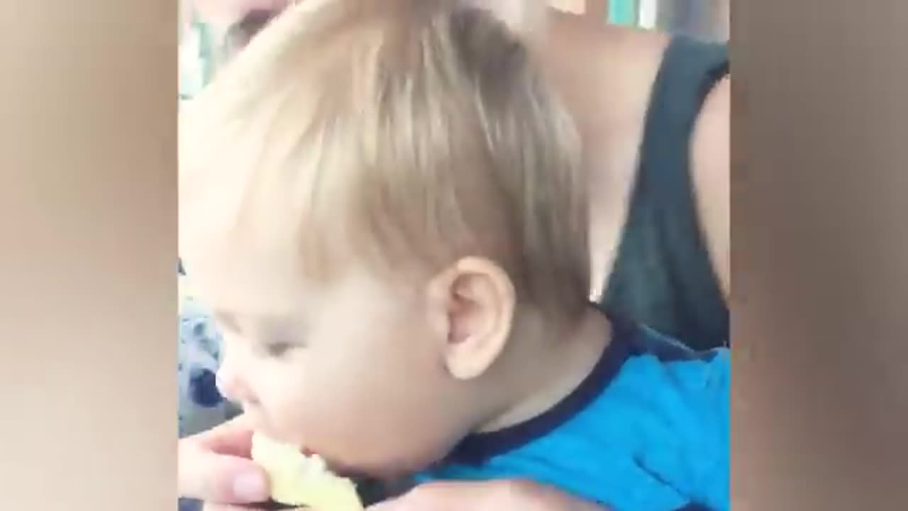 Funny baby video - try to avoid laughing
