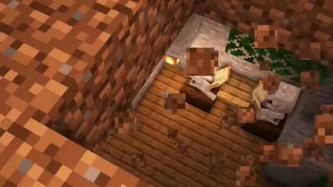 Minecraft when you don't fill the Creeper hole