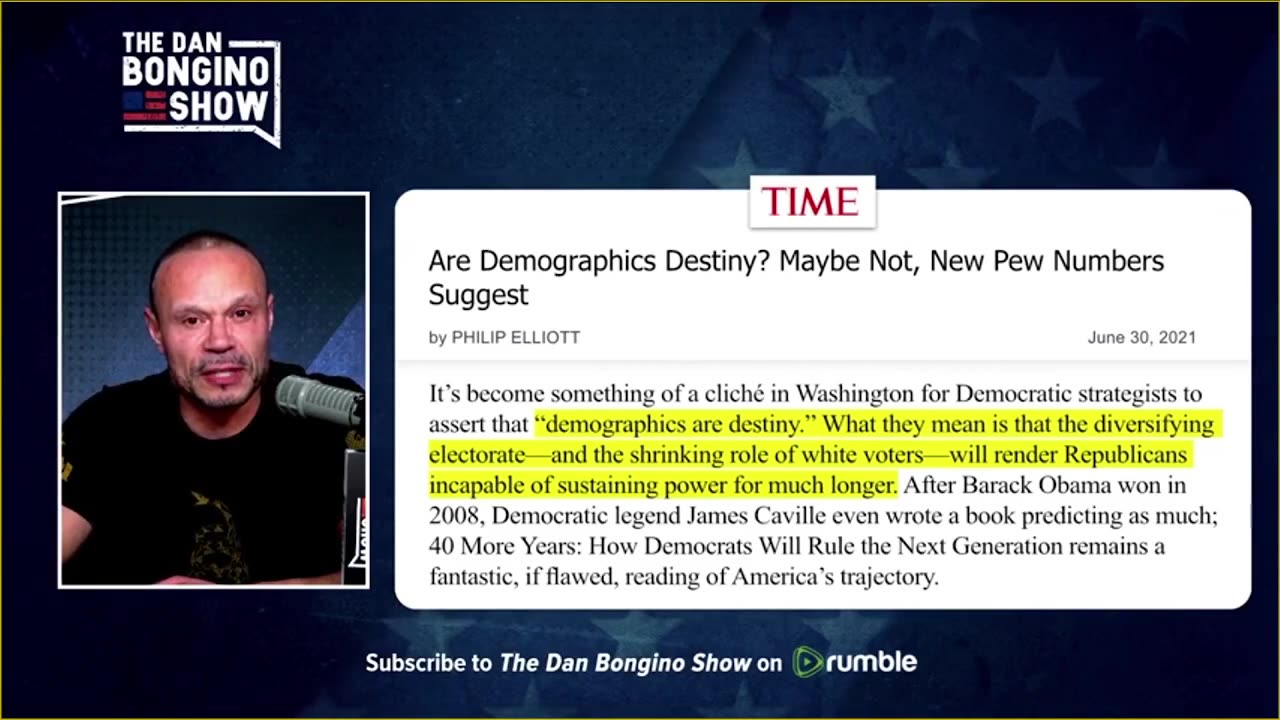 Bongino - Democrat Open Borders Plan To Entrench Single-Party Rule