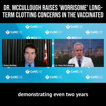 Dr. McCullough Raises ‘Worrisome’ Long-Term Clotting Concerns in the Vaccinated