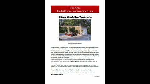 Ufo news - Aliens überfallen Tankstelle – Ufowahnsinns Nachrichten