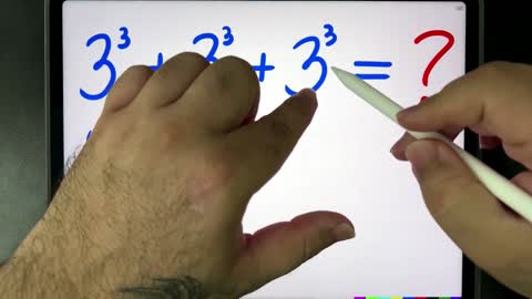 🤯 MATEMÁTICA BÁSICA DESBUGADA - 3³ + 3³ + 3³ Muito Fácil! Você Consegue Resolver essa Potenciação