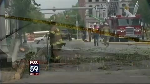 May 17, 2013 - Fire in Downtown Greencastle, Indiana