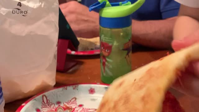 Spit Take After Son's Mispronunciation of Salsa