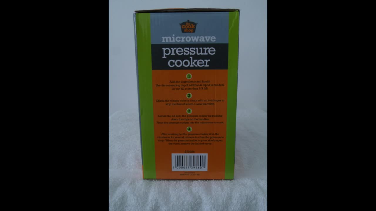 Microwave Pressure Cooker : A quick first impression before use