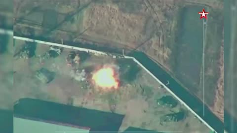 The Russian army destroyed armored vehicles of the Armed Forces of Ukraine with precision-guided munitions