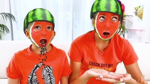 Vlad and Niki play with photos | Funny videos for kids