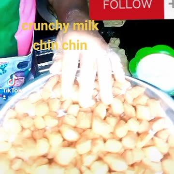 Crunchy milk chin chin