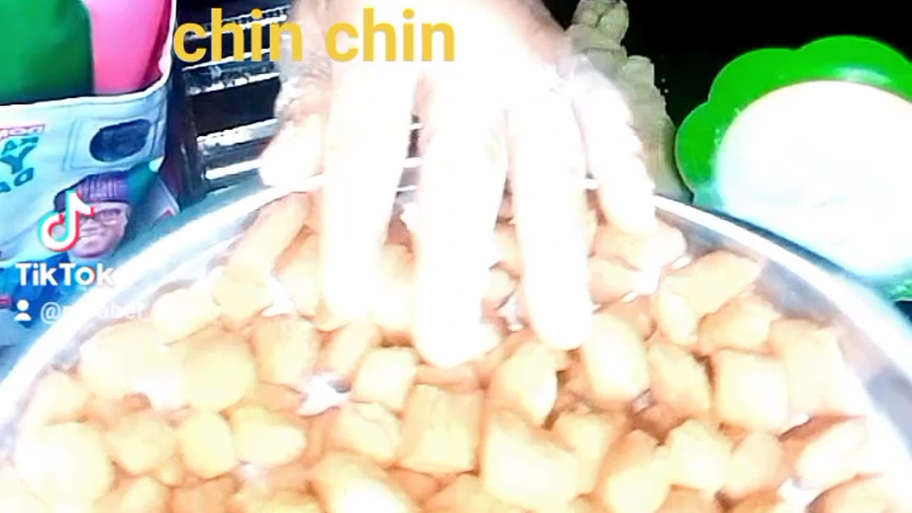 Crunchy milk chin chin