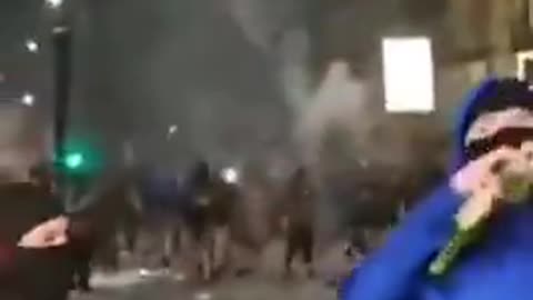 The war In the UK between the patriots and the invaders appears to have begun
