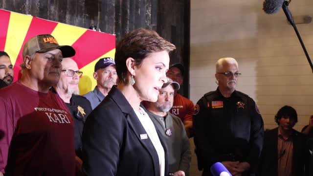 Press Conference By Kari Lake in Peoria Arizona earlier tonight.