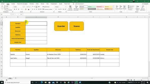 🆕 Cómo almacenar un Formulario en Bases de Datos utilizando MACROS 🔥 Tips de Excel 10