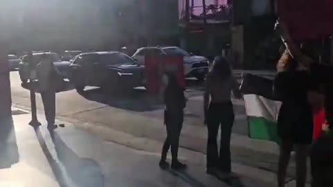 What You Won't See On TV - Kamala Harris Heckled By Protesters!