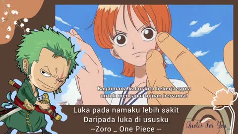 QUOTES ZORO _ Quotes Anime _ One Piece